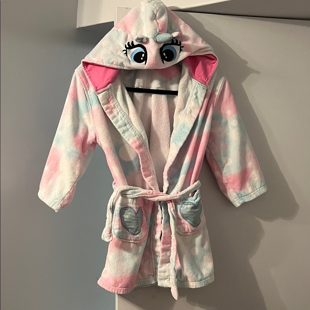 Saint Eve Swim Kids Unicorn Hooded Bathrobe